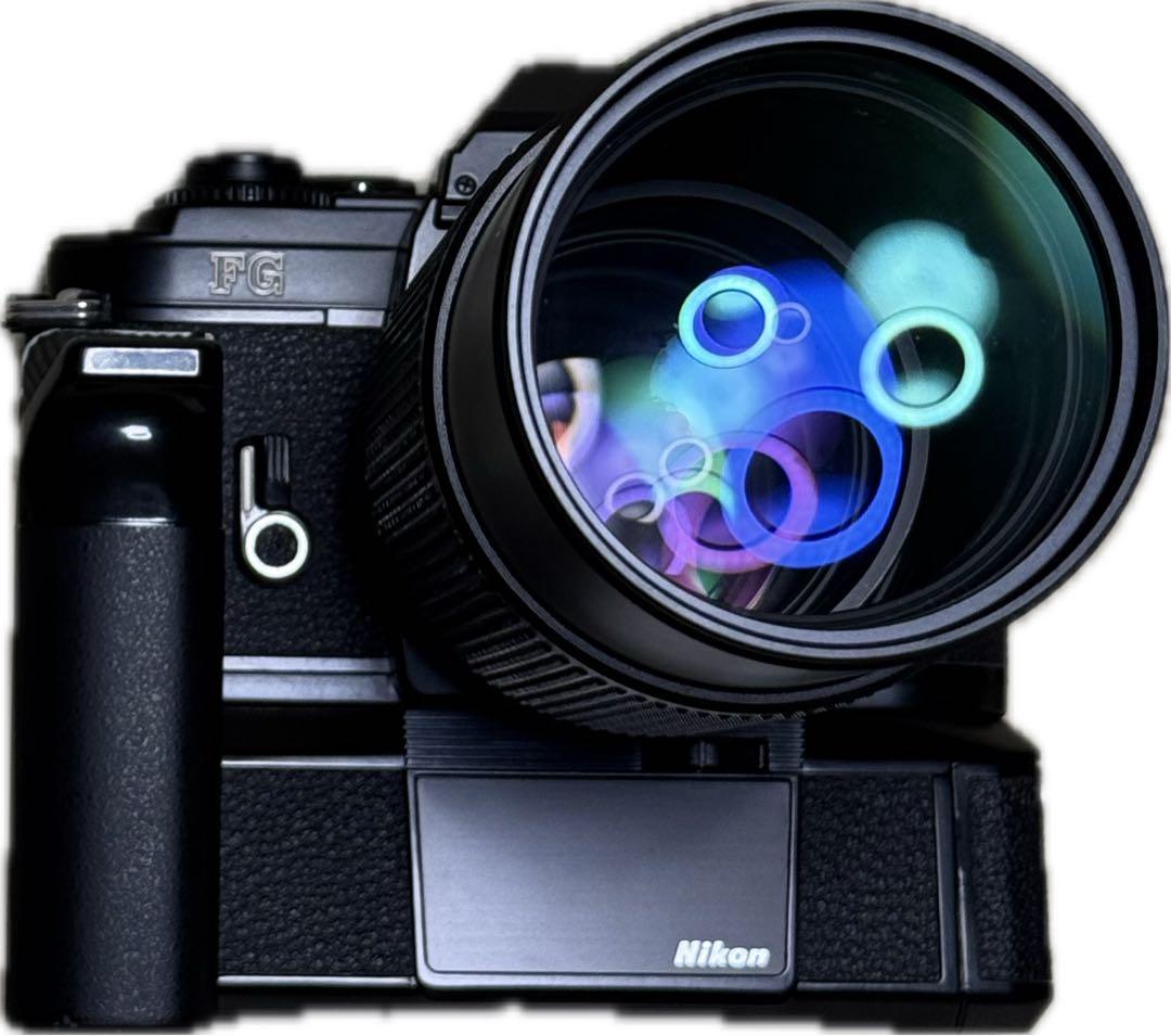 フィルムカメラ Nikon FG+MD-14+series E 36-72mm+70-210mm