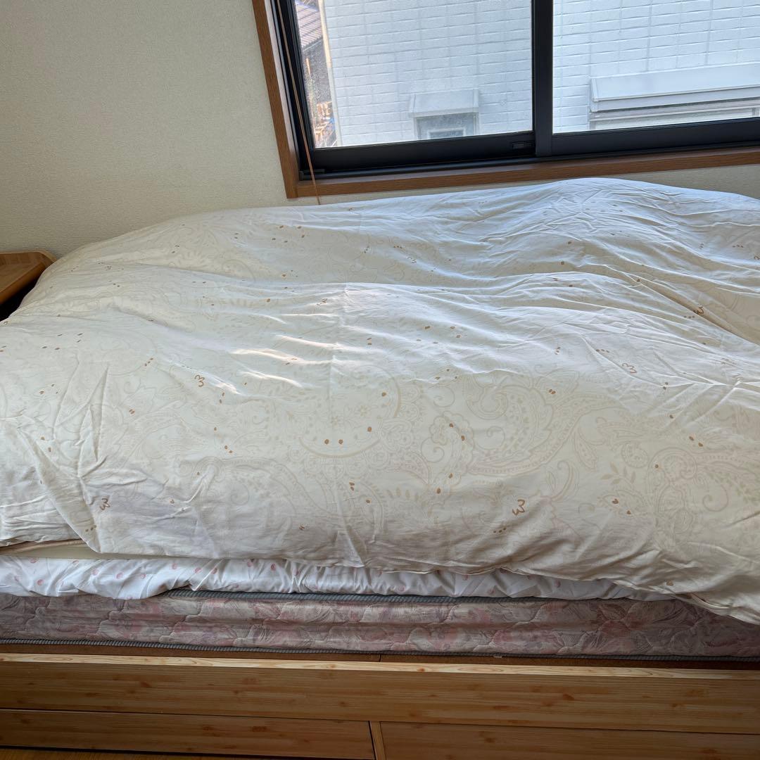 最高級！グランドマザー　グースダウン掛け布団！クリーニング済み！