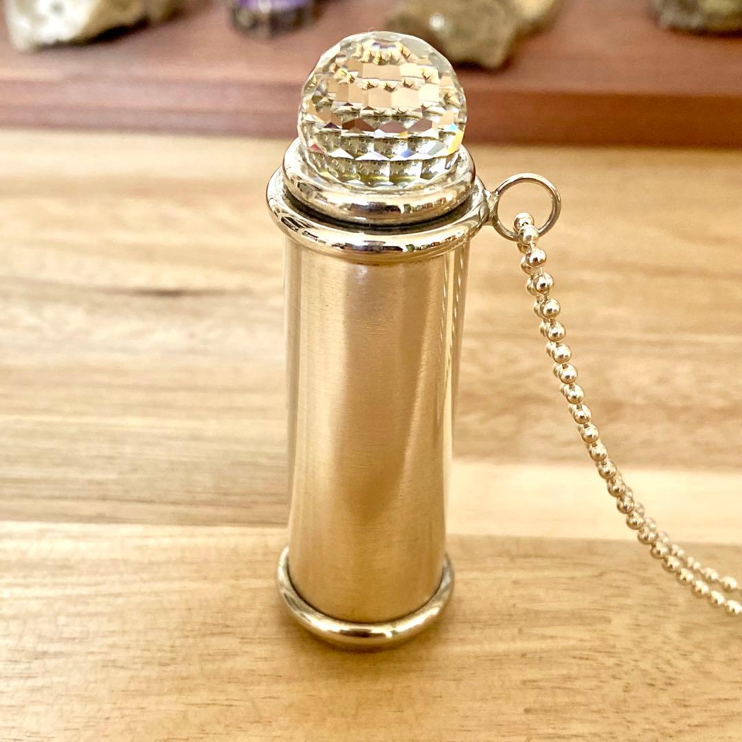 万華鏡デザイン スターリングシルバー ネックレス