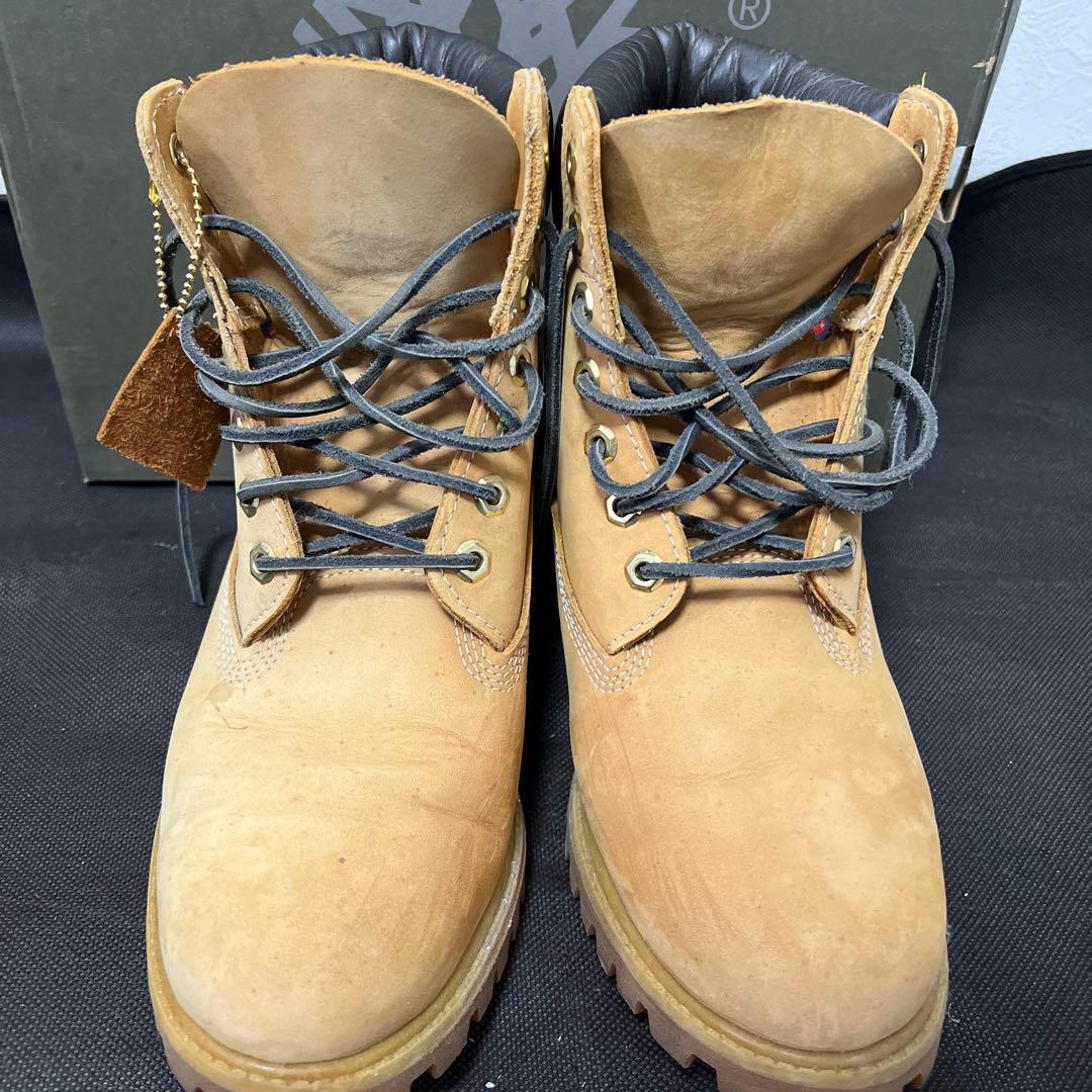 Timberland レザー ワークブーツ ベージュ