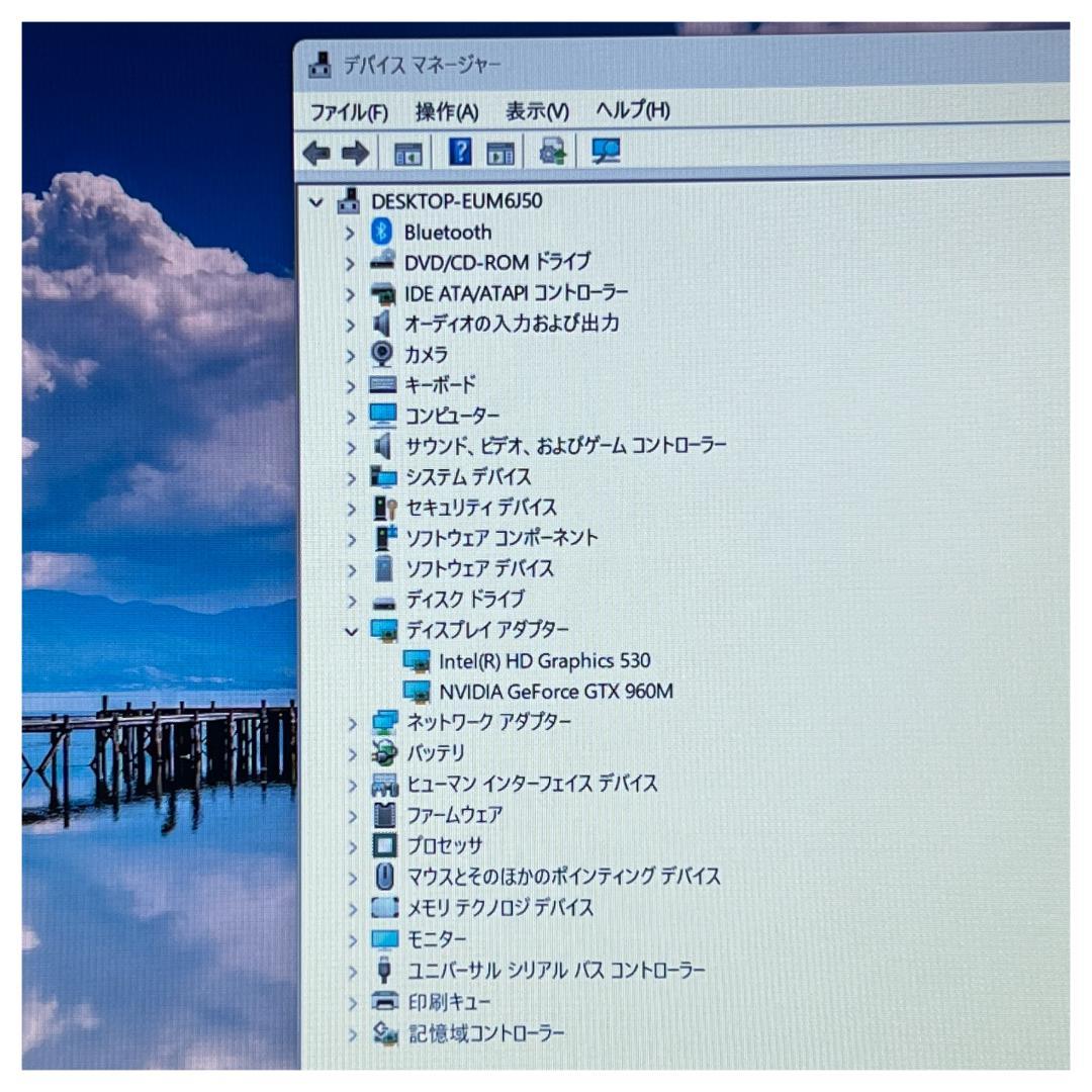Windowsノート本体 mousecomputer Windows11 corei7 SSD 2016