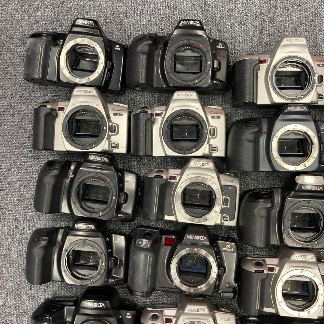 【メ4】計40個 MINOLTA 一眼レフ フィルムカメラ まとめ売り ジャンク