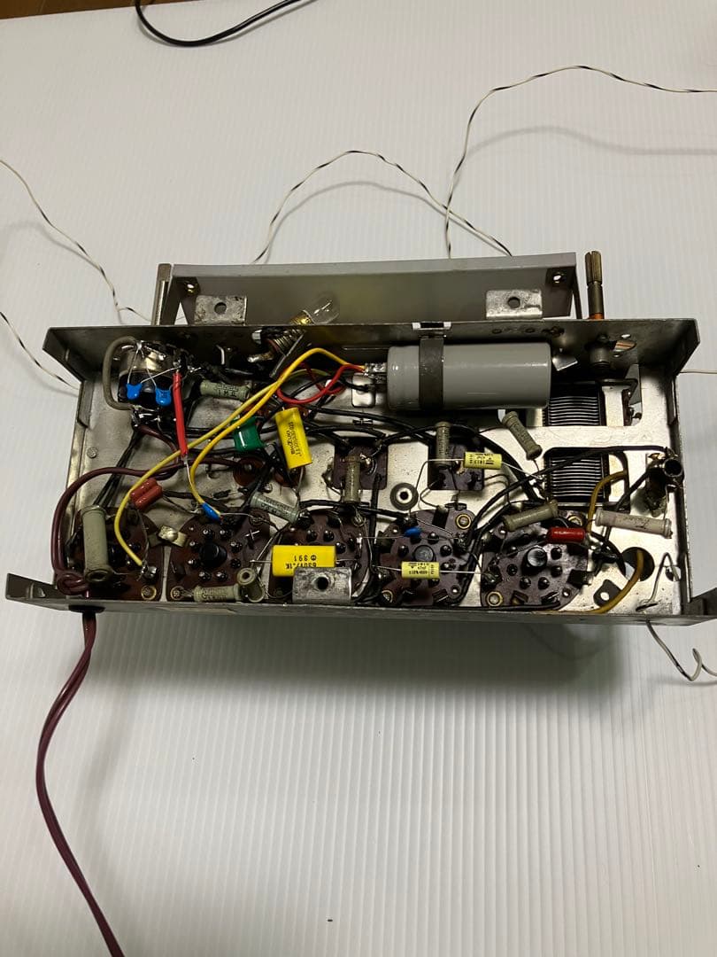 ナショナル GT真空管ラジオ 完動品　　　古い部品、不良部品交換済み