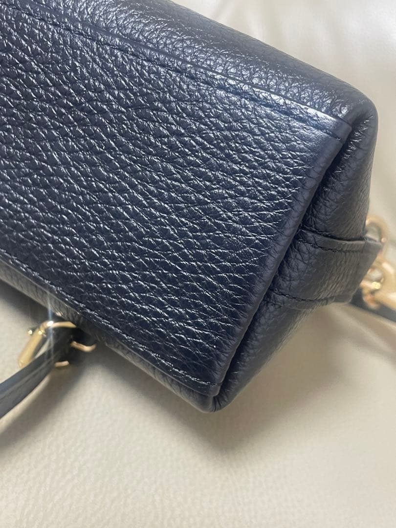 coach コーチショルダーバッグ レザー 斜め掛け 黒