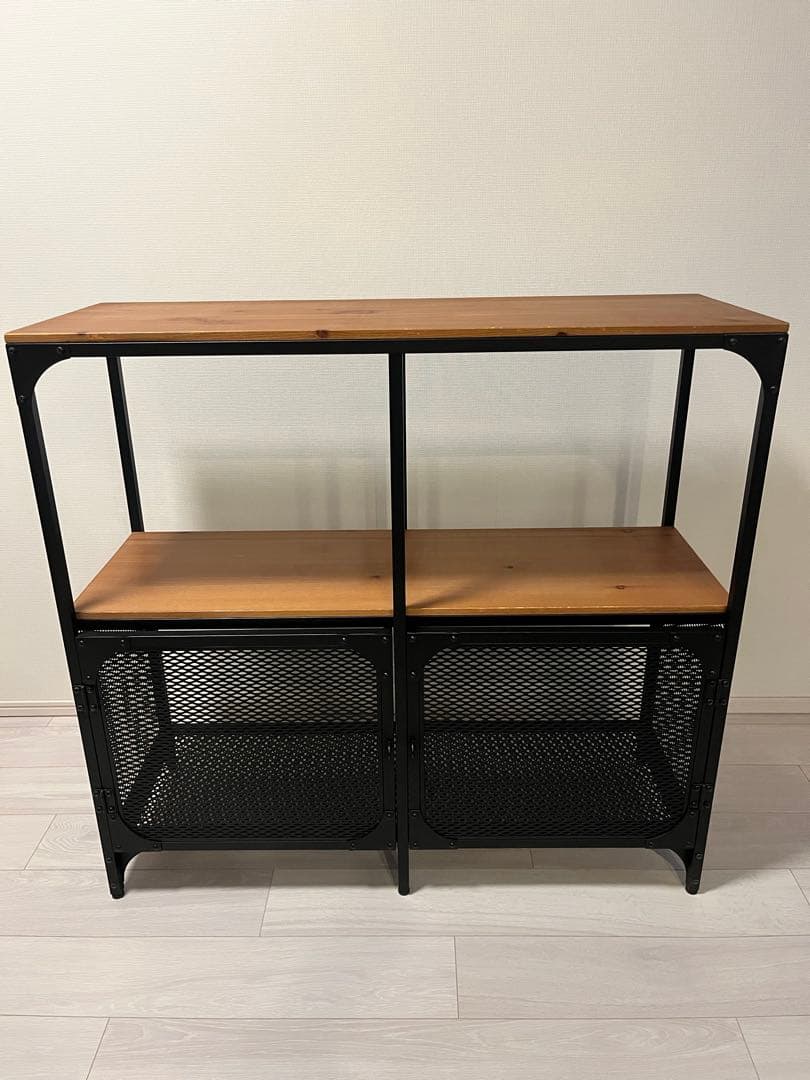 ＩＫＥＡ/イケア FJALLBO シェルフユニット100x95 cm ブラック