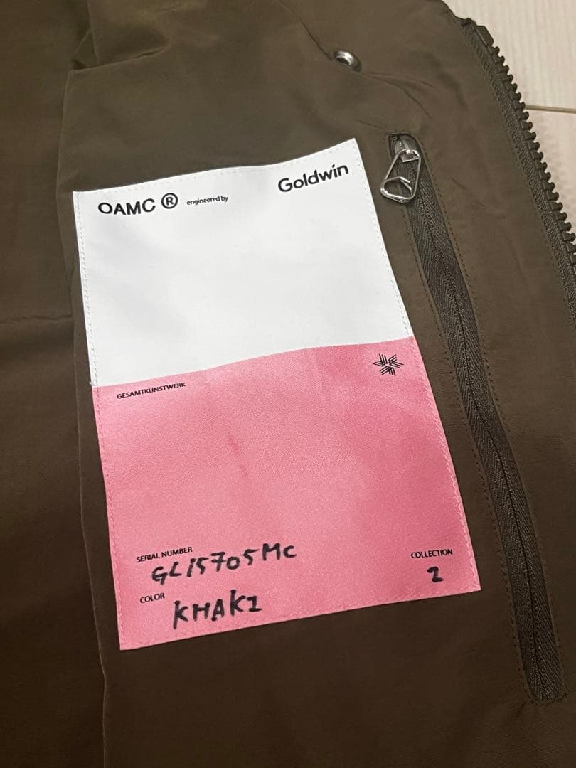 【サイズ5】GOLDWIN×OAMC ナイロンベスト　ゴールドウイン