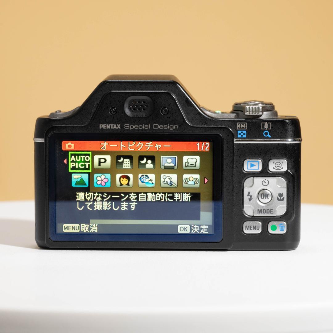 【レトロ可愛い】PENTAX DIGITAL optio I-10 ブラック