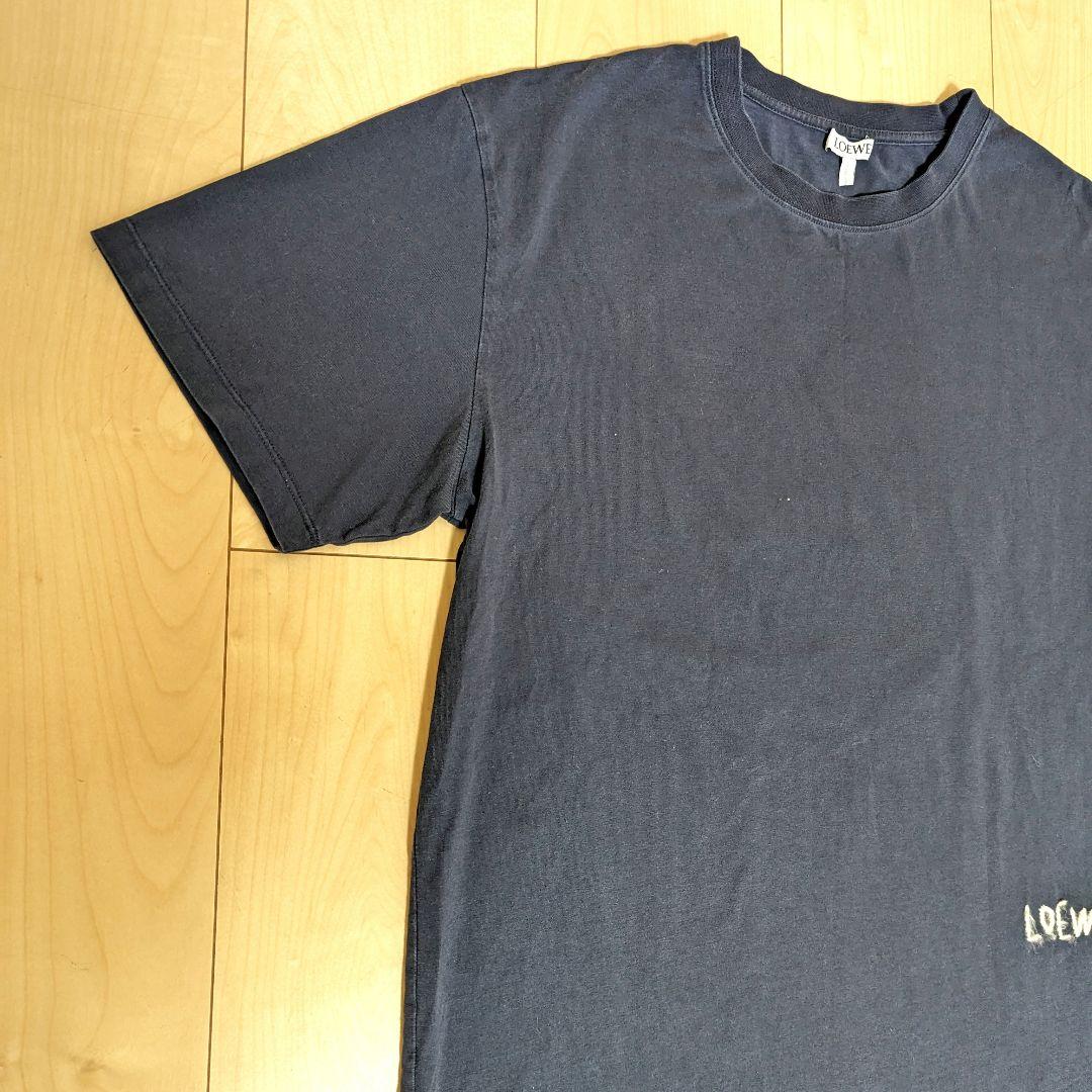 ロエベ　Tシャツ　ネイビー　Sサイズ