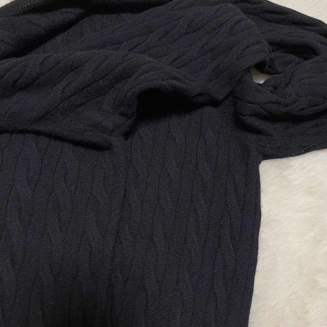 未使用級　ヴィヴィアンウエストウッド　表記40 ケーブルニットクルーカーディガン