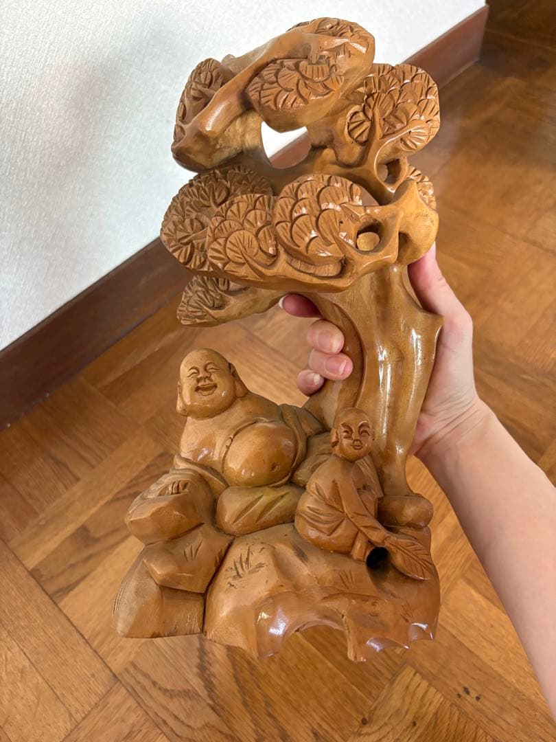 木彫り　木製　置物