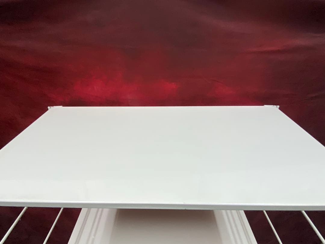 ✨大人気✨無印良品　スチールユニットシェルフ中ワイド　帆布バスケット2個付