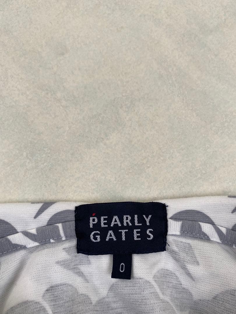 PEARLY GATES 七分袖 クラウドサンダープリント パーカー サイズ0