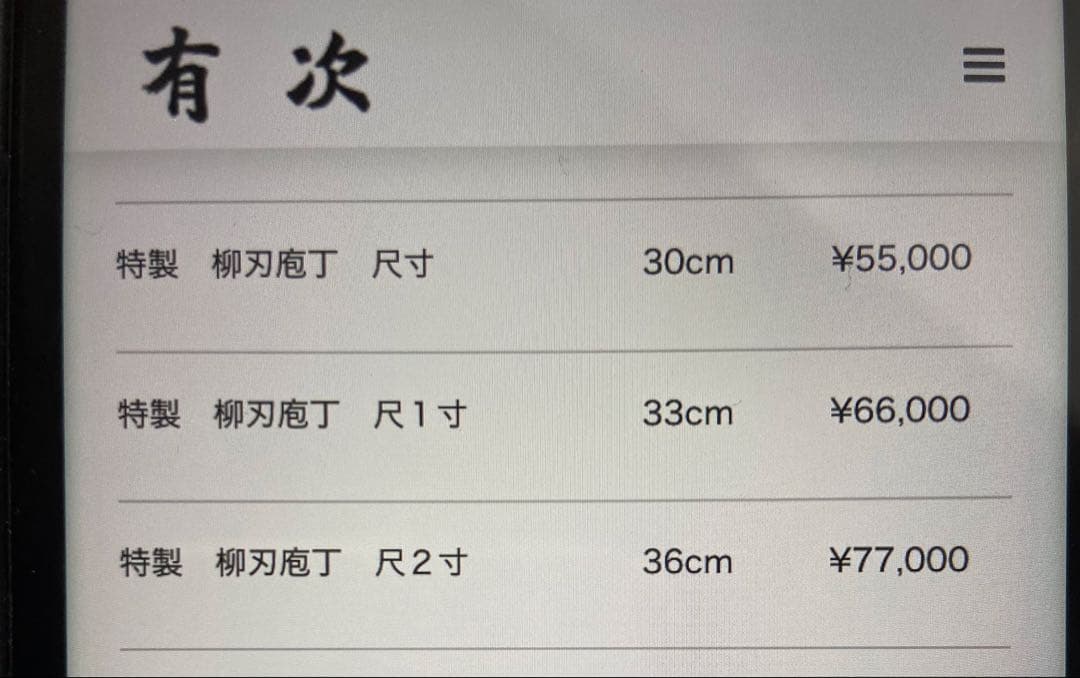 いぬへい　有次 特製