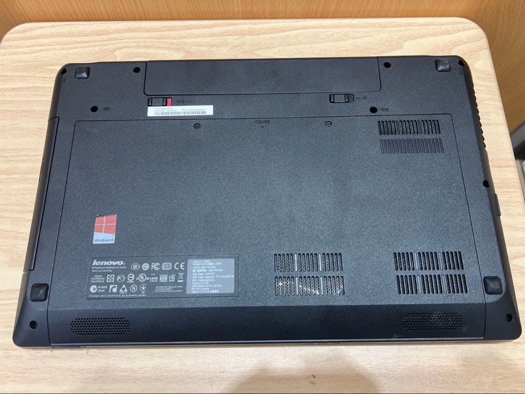 Lenovo G580 ノートパソコン／Windows8搭載／起動確認済
