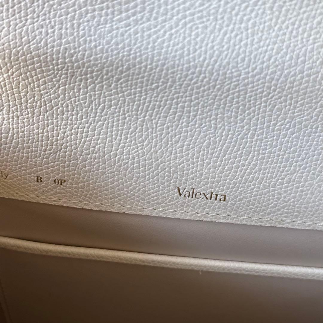 VALEXTRA イジィデ　ミニ　ホワイト　2WAYショルダーバッグ