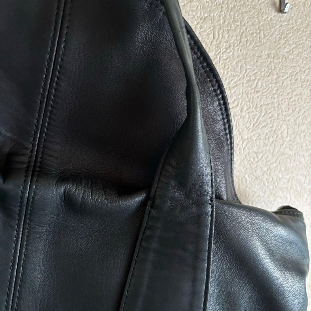 Mariana Mendez マリアナ・メンデス トートバッグ 黒革×布