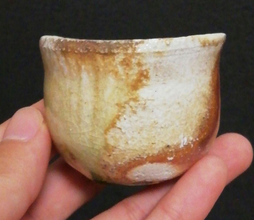 杉本貞光作　信楽焼　盃　ぐい呑　一対　共箱　酒器