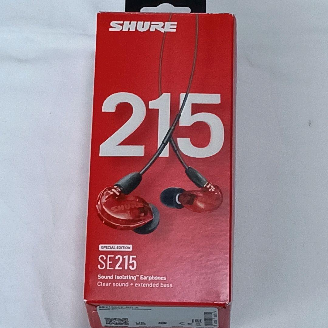 シュア SHURE 有線イヤホン SE215SPE-RD-A♡C7