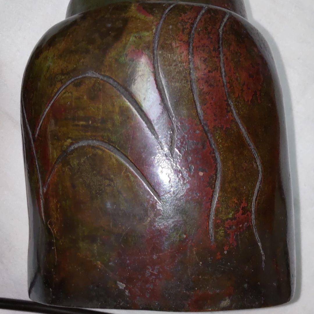 古銅大笑い布袋香炉/江戸時代