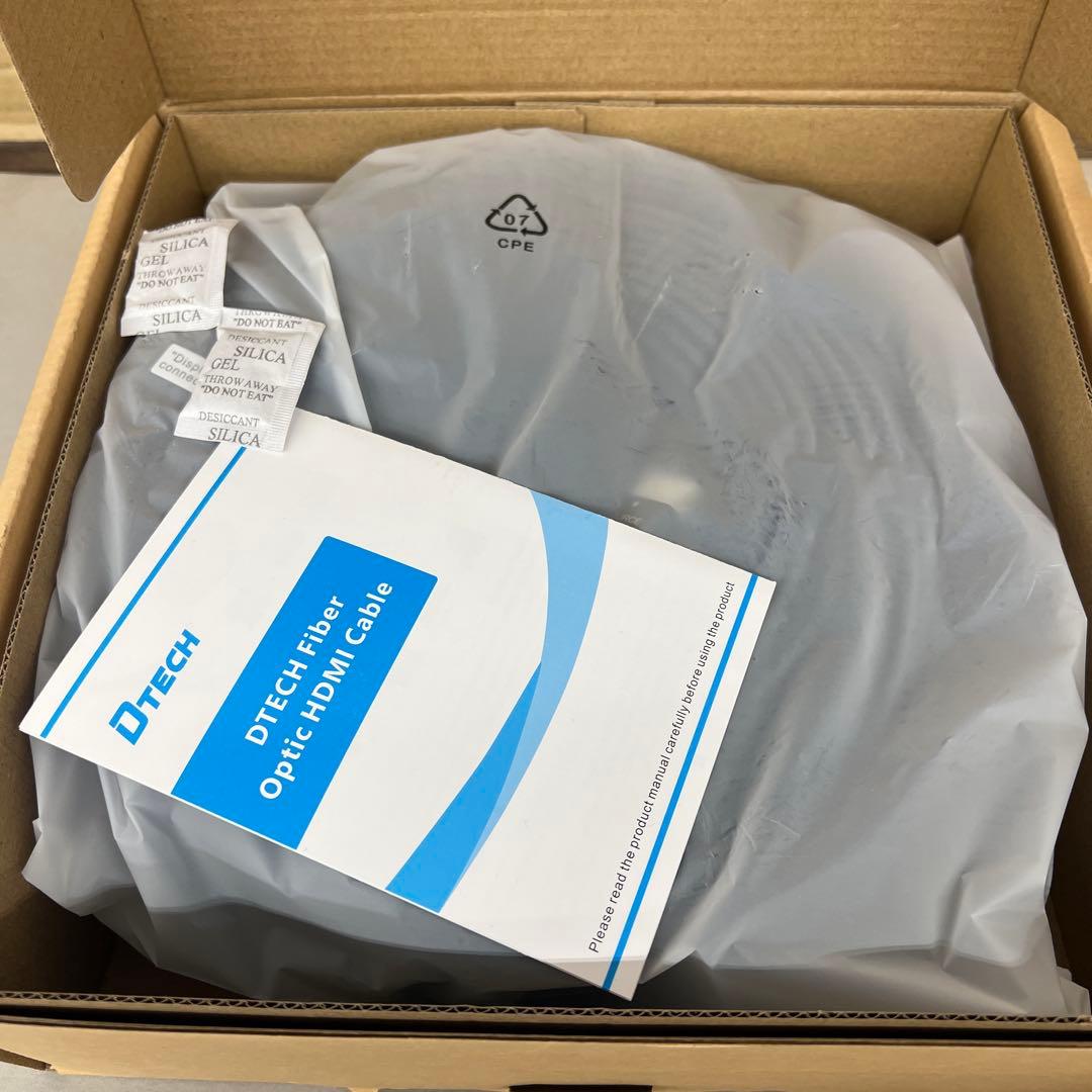 512572 DTECH 光ファイバーHDMIケーブル100m 4K