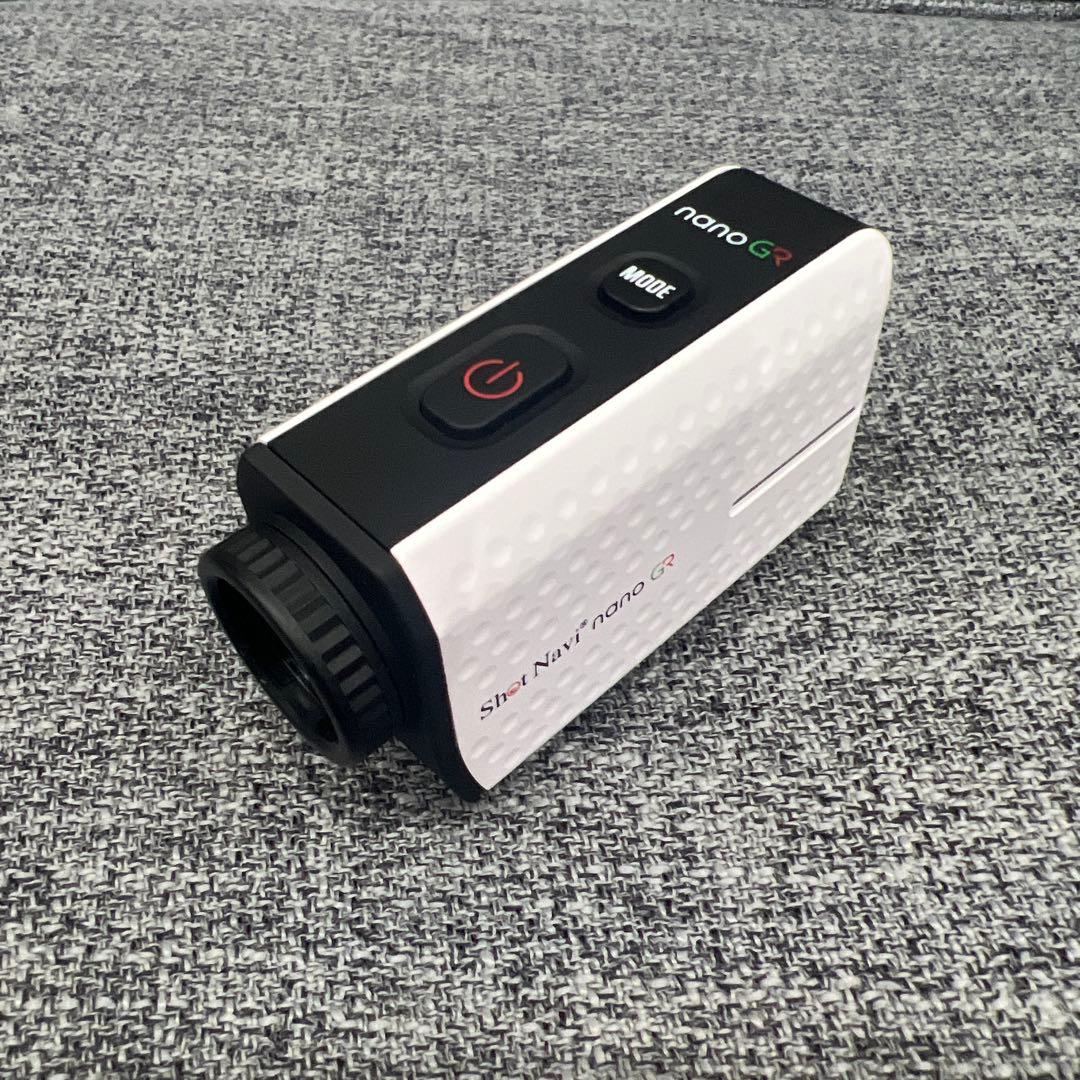 Shot Navi nano GR ゴルフ用距離計 ホワイト2025年モデル