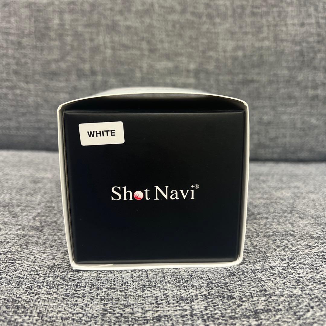Shot Navi nano GR ゴルフ用距離計 ホワイト2025年モデル
