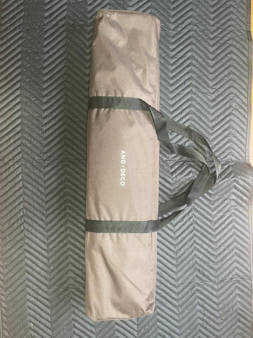 AND DECO アウトドアベンチ 折りたたみ式　2台セット