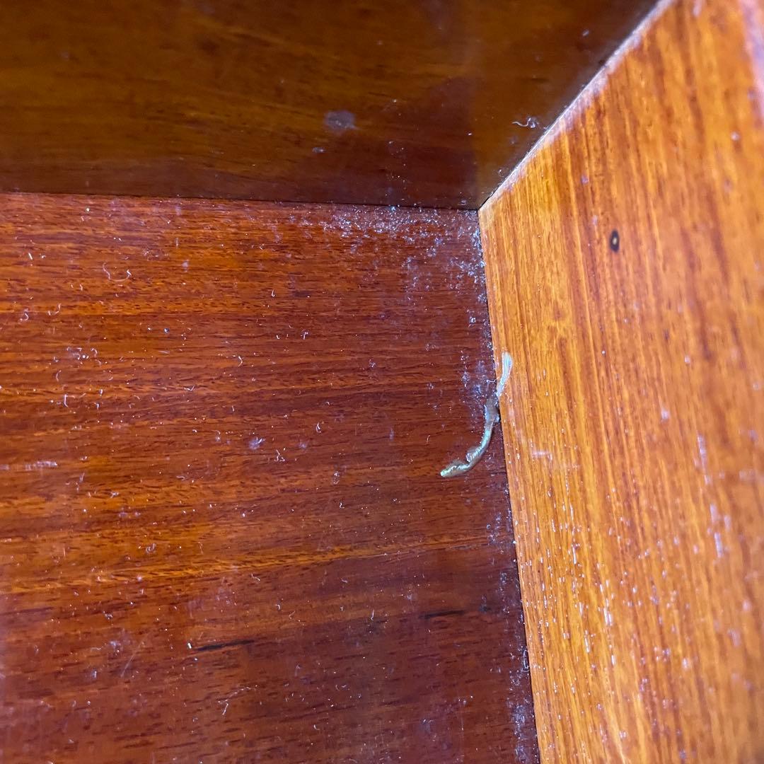 螺鈿細工 らでんざいく 小箪笥 5段チェスト 花梨 アンティーク 骨董品