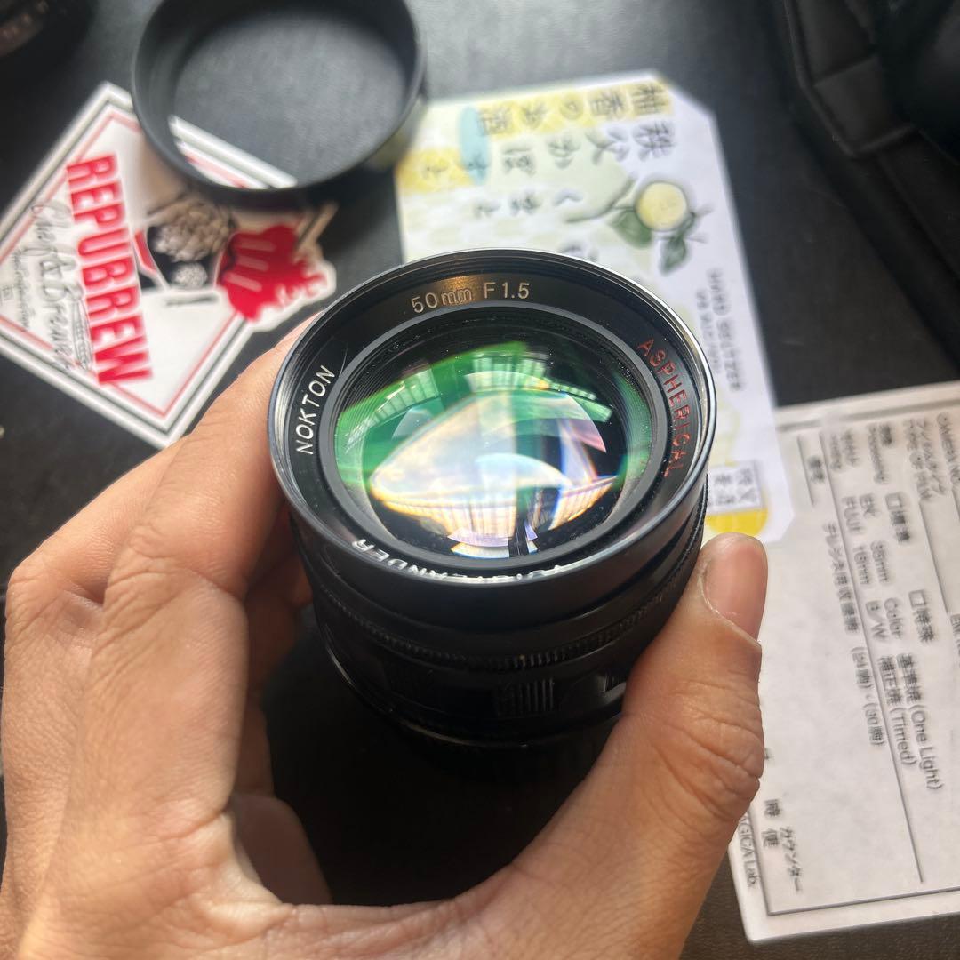 Voigtländer NOKTON 50mm F1.5 レンズ