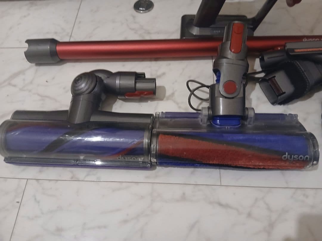 Dyson V10 SV12 レッド パイプ ヘッド2種 動作良好品