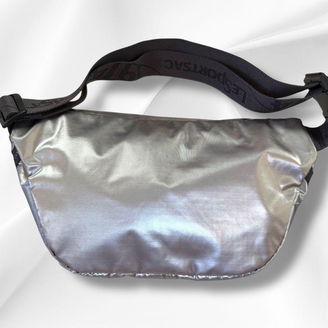 レスポートサック　シルバー　ボディバッグ　HERITAGE BELT BAG