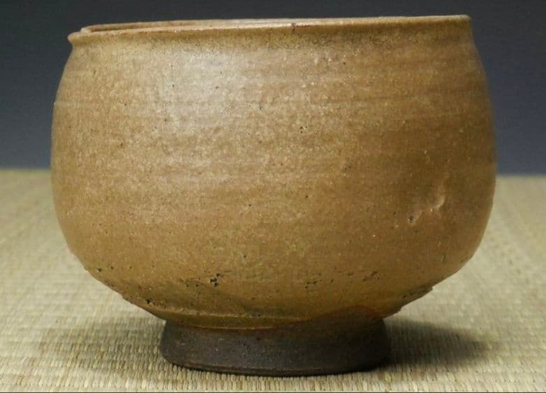 【古山子　小山富士夫　箱書】古唐津　茶碗　江戸中期～末期