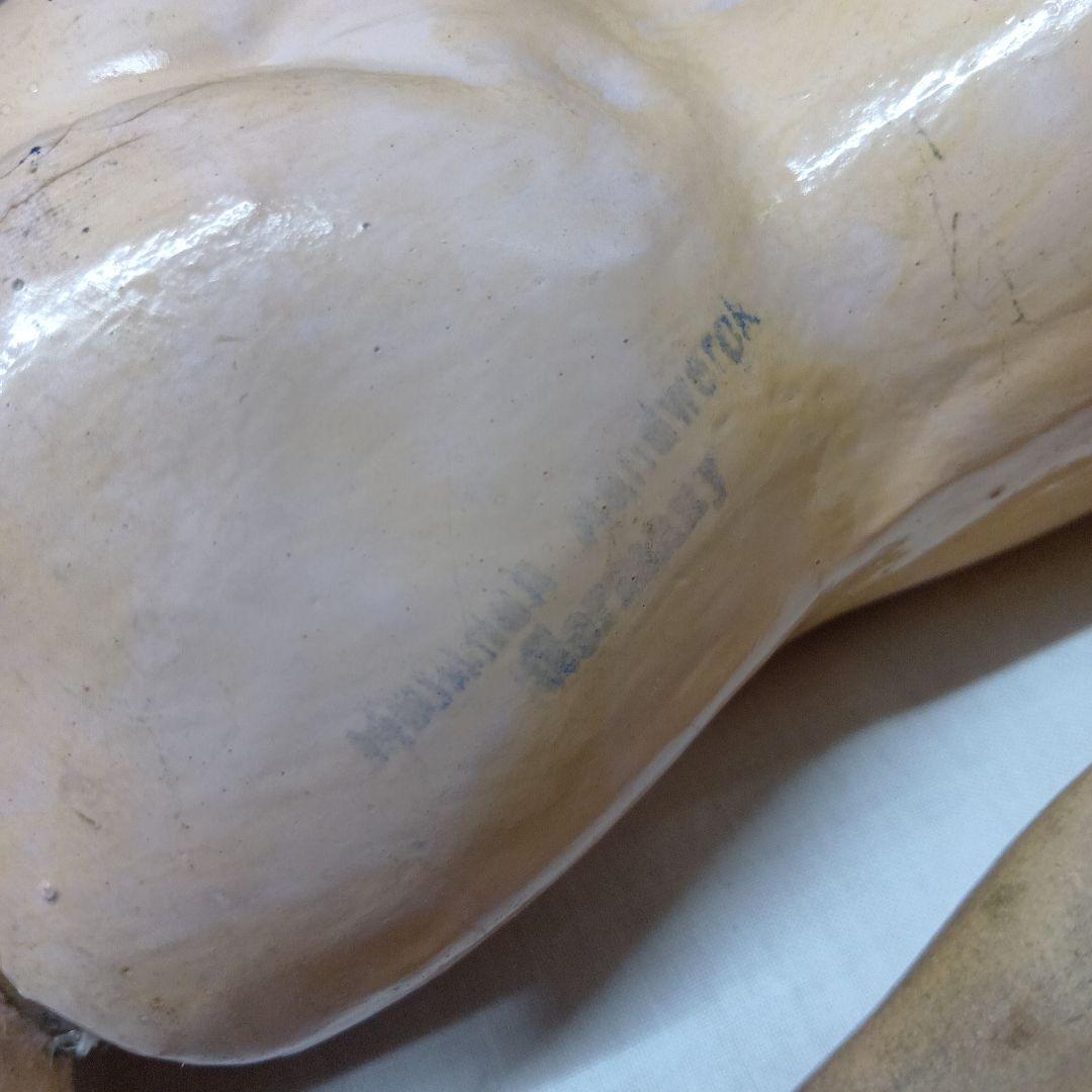 ♥色白で可愛いお顔のアンティーク　ビスクドール　ハンドベルグ　DEP （難有り）