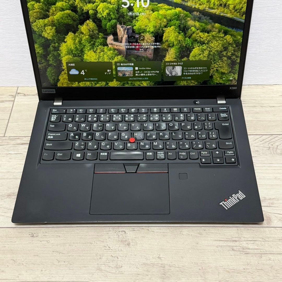 Lenovo ThinkPad X390/i5第8世代/8GB/SSD256