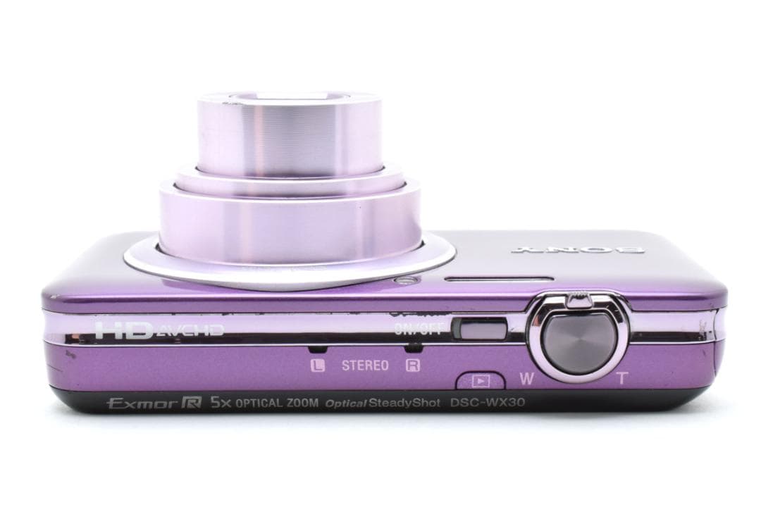 【美品】SONY Cyber-shot DSC-WX30 バイオレット