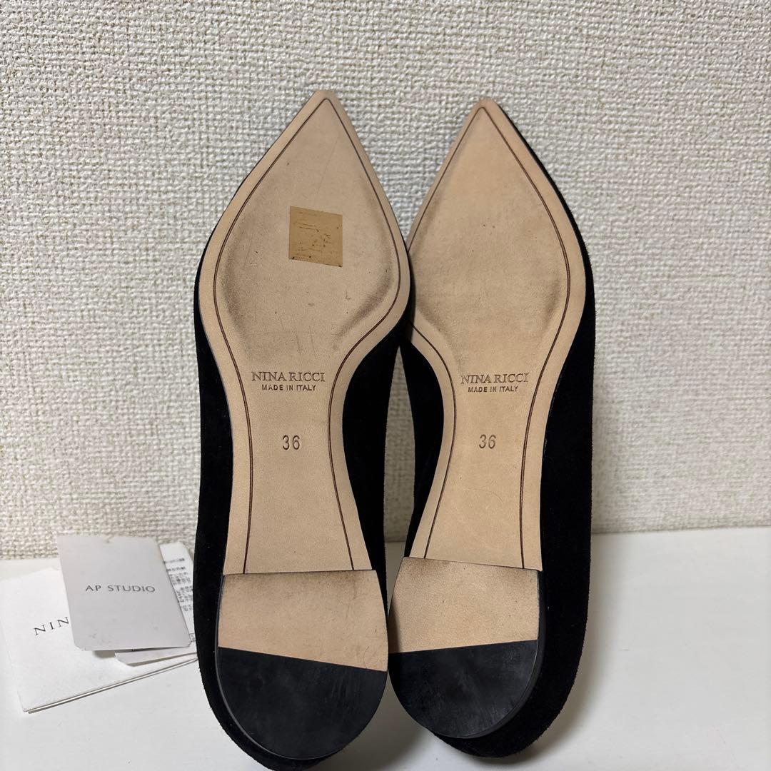 ニナリッチ　スエード　パンプス 36