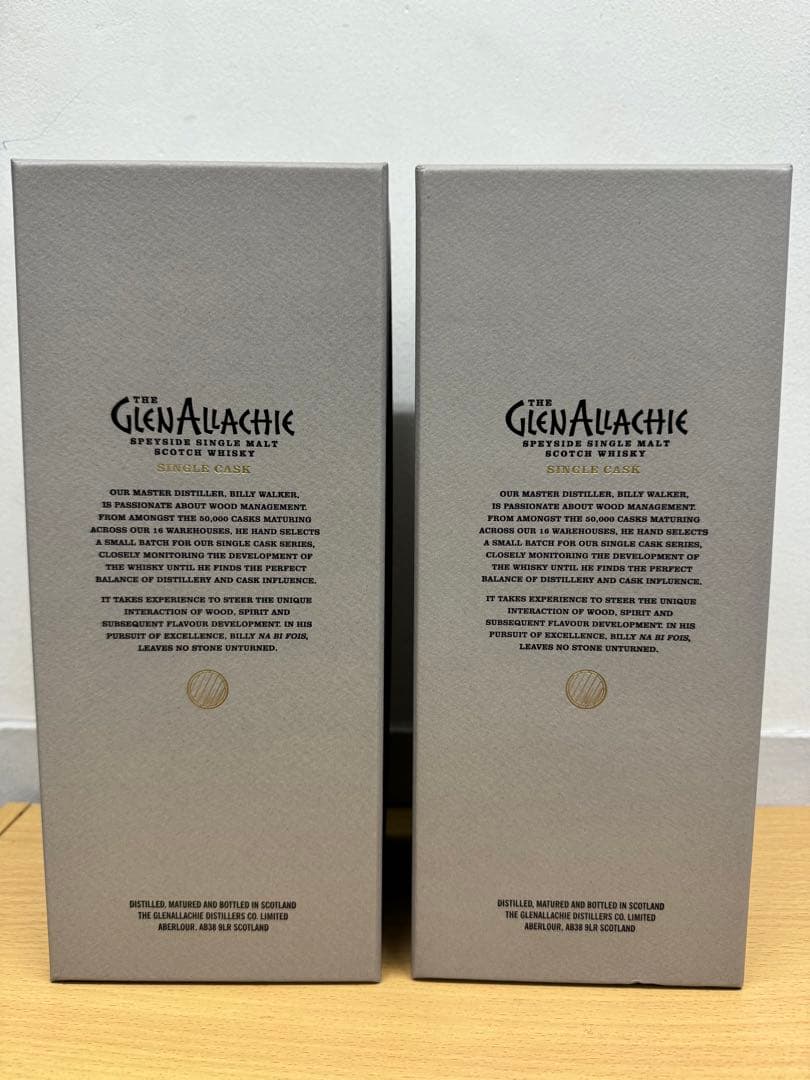 新品未開栓グレンアラヒー　シングルカスクBOURBON BARREL 2本セット