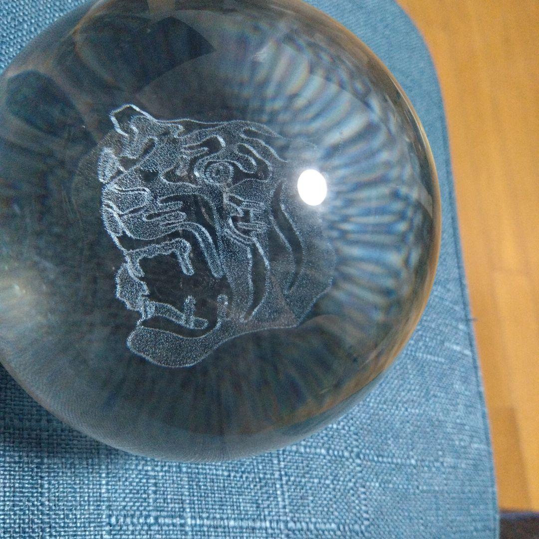 阪神タイガース　レーザー刻印　玉　オブジェ　置物　阪神優勝祈願