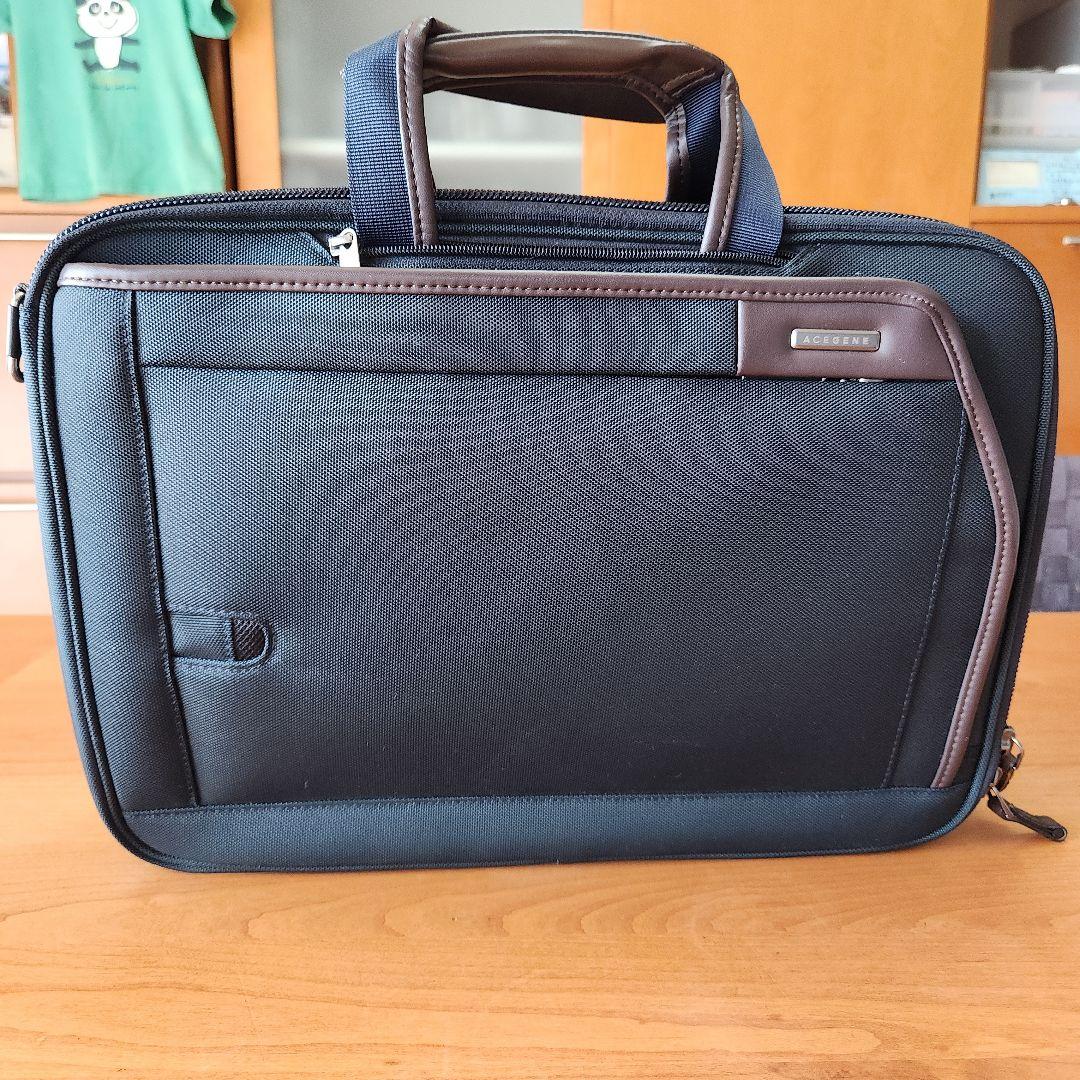 【美品】ACEGENE エースジーン　拡張機能付きビジネスバッグ 3way
