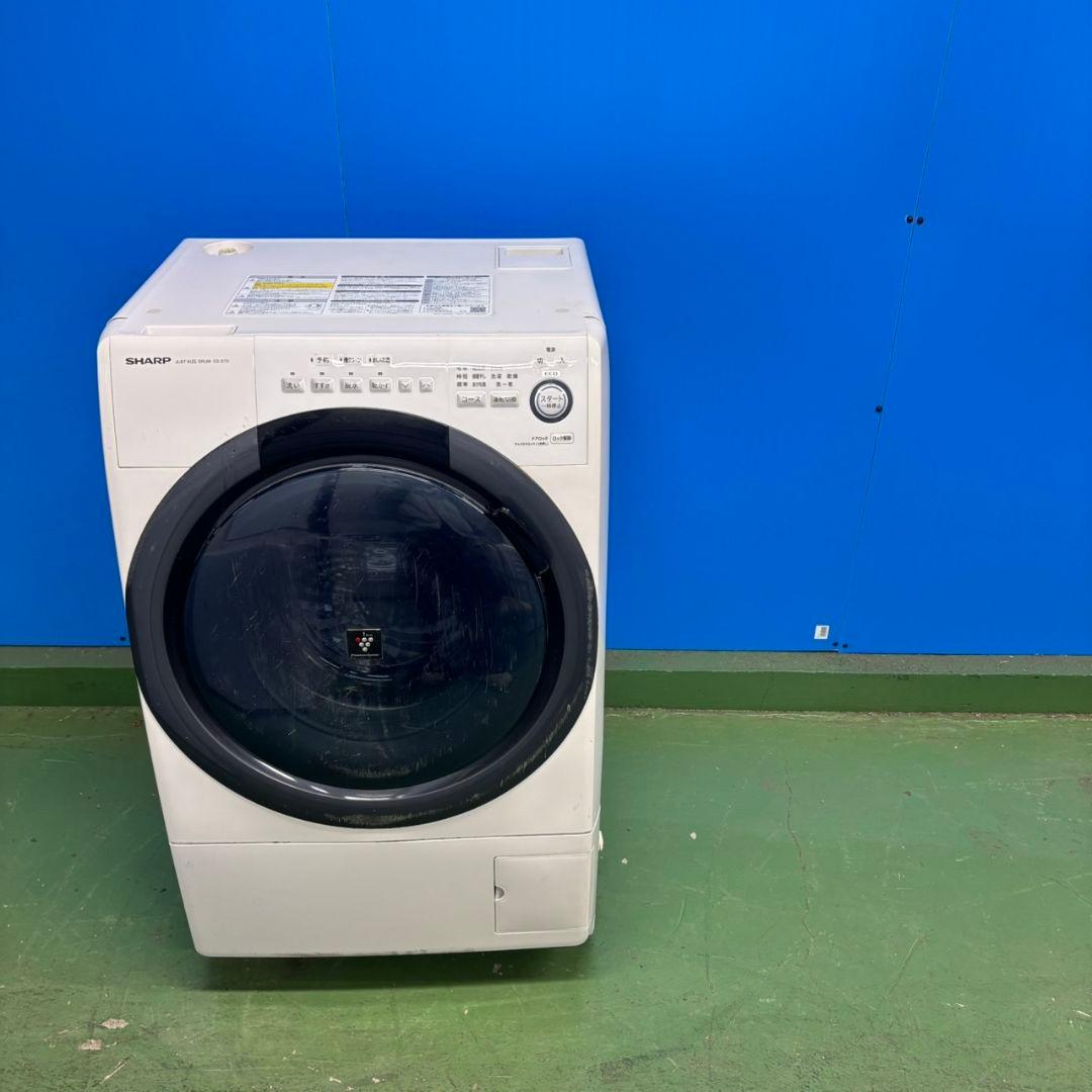 516 SHARP ドラム式洗濯機 乾燥付 7/3.5kg 小型 一人暮らし