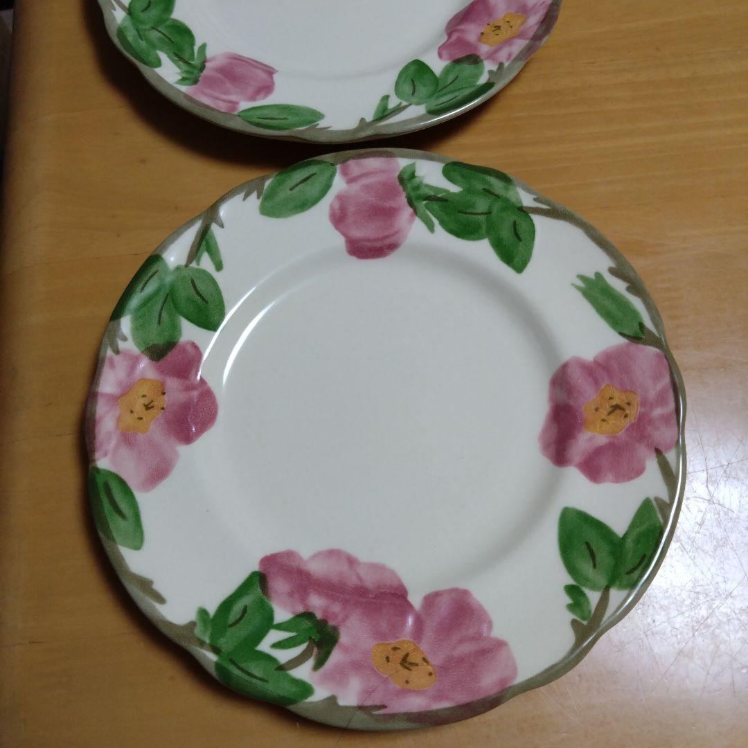 フランシスカン　砂漠ローズディナープレート　2枚　 新品