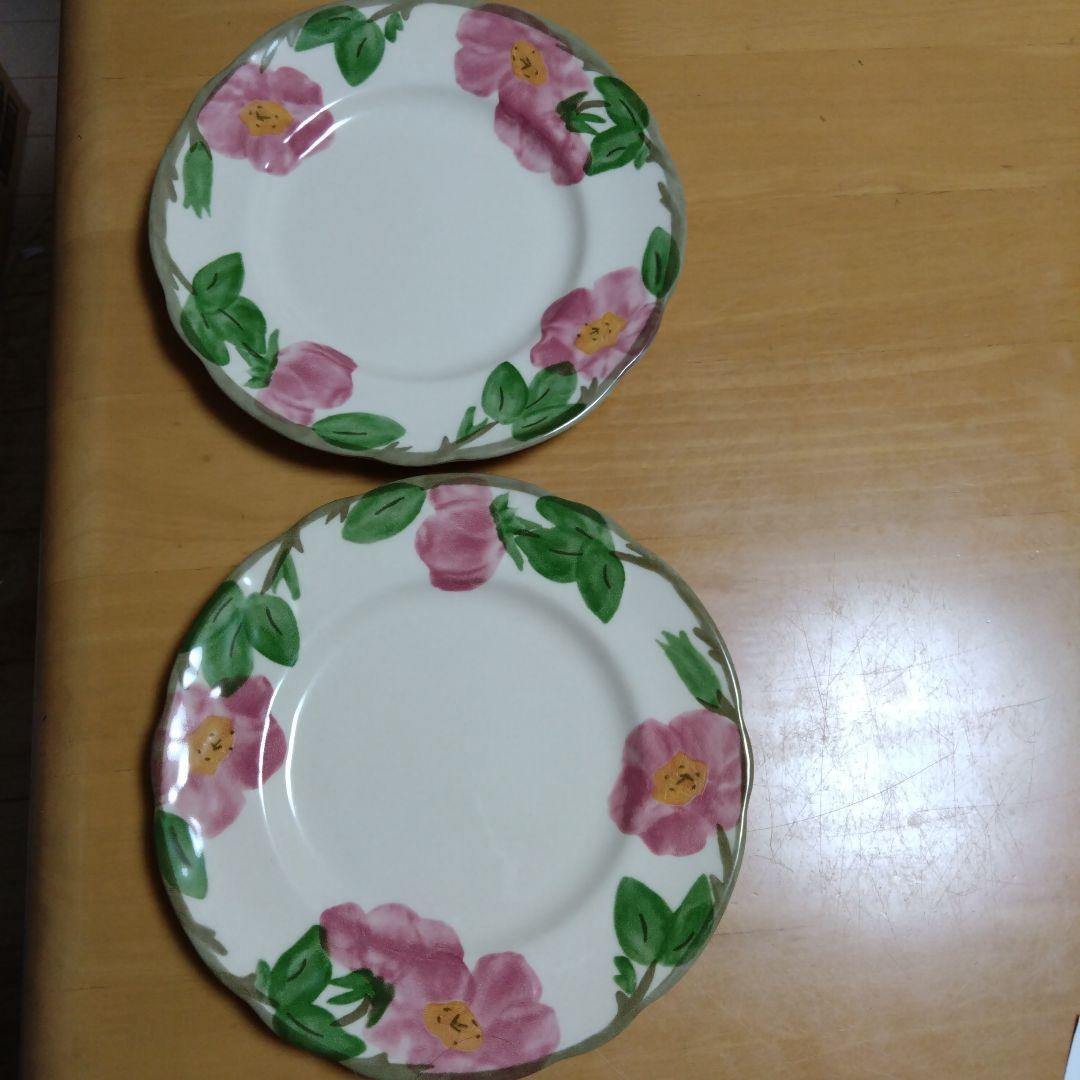 フランシスカン　砂漠ローズディナープレート　2枚　 新品