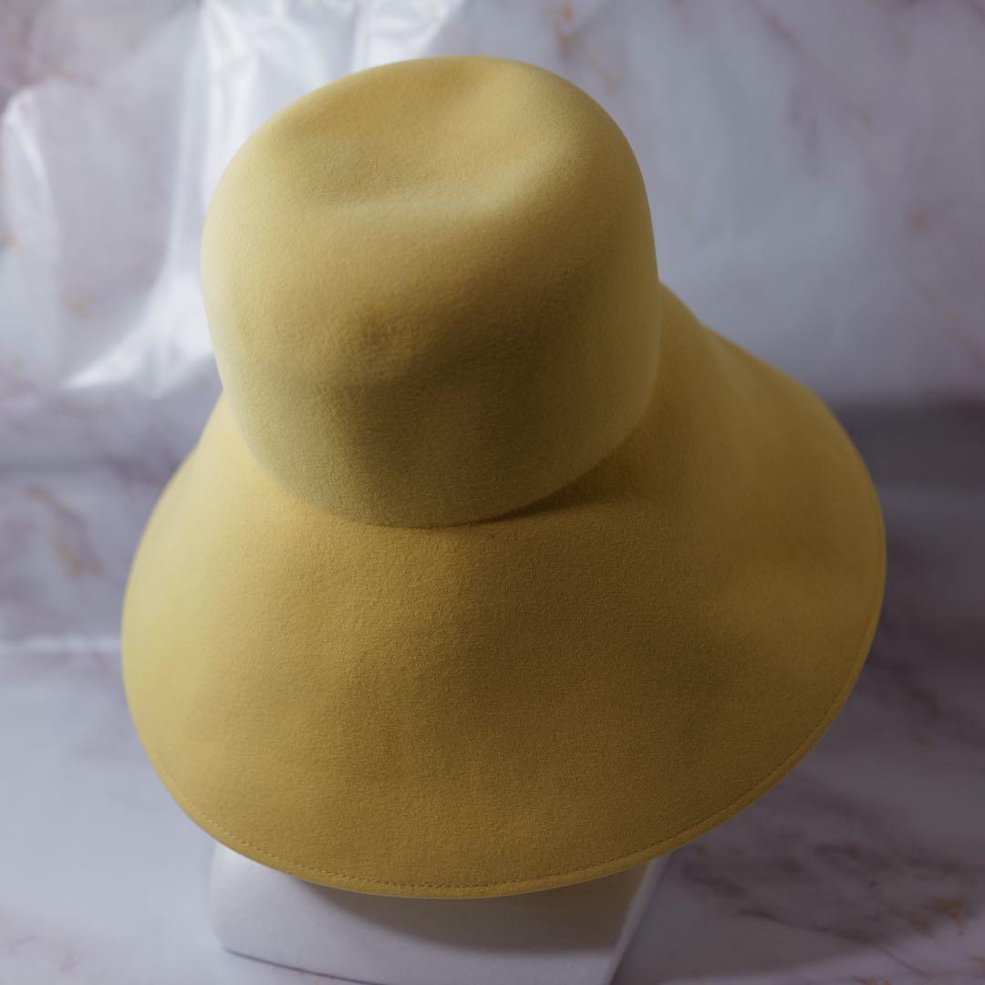 ニナリッチ 高級 ウールハット ハイバケットハット 希少