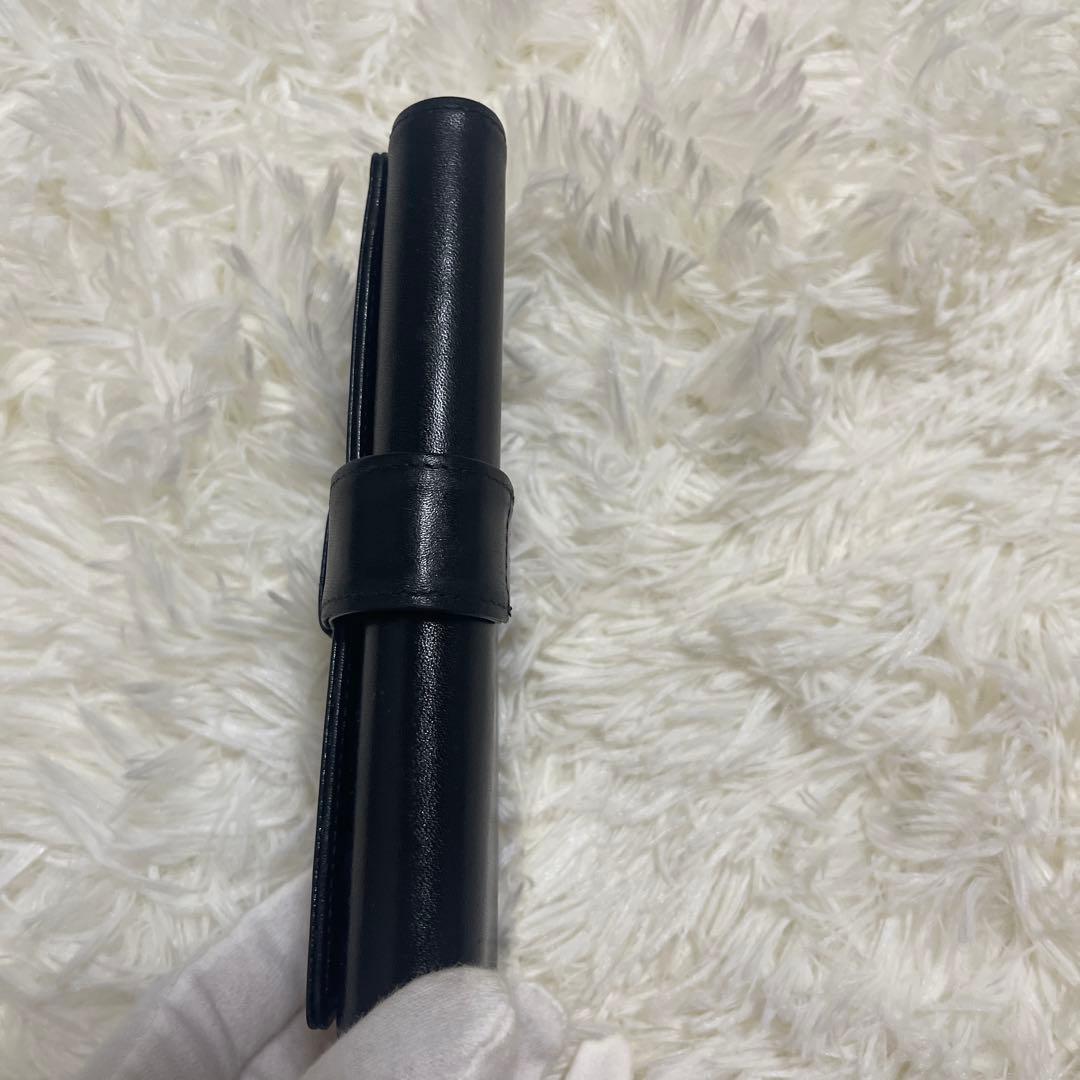 モンブラン　MontBlanc 折り畳みペンケース　ペンケース　黒　革　ビジネス