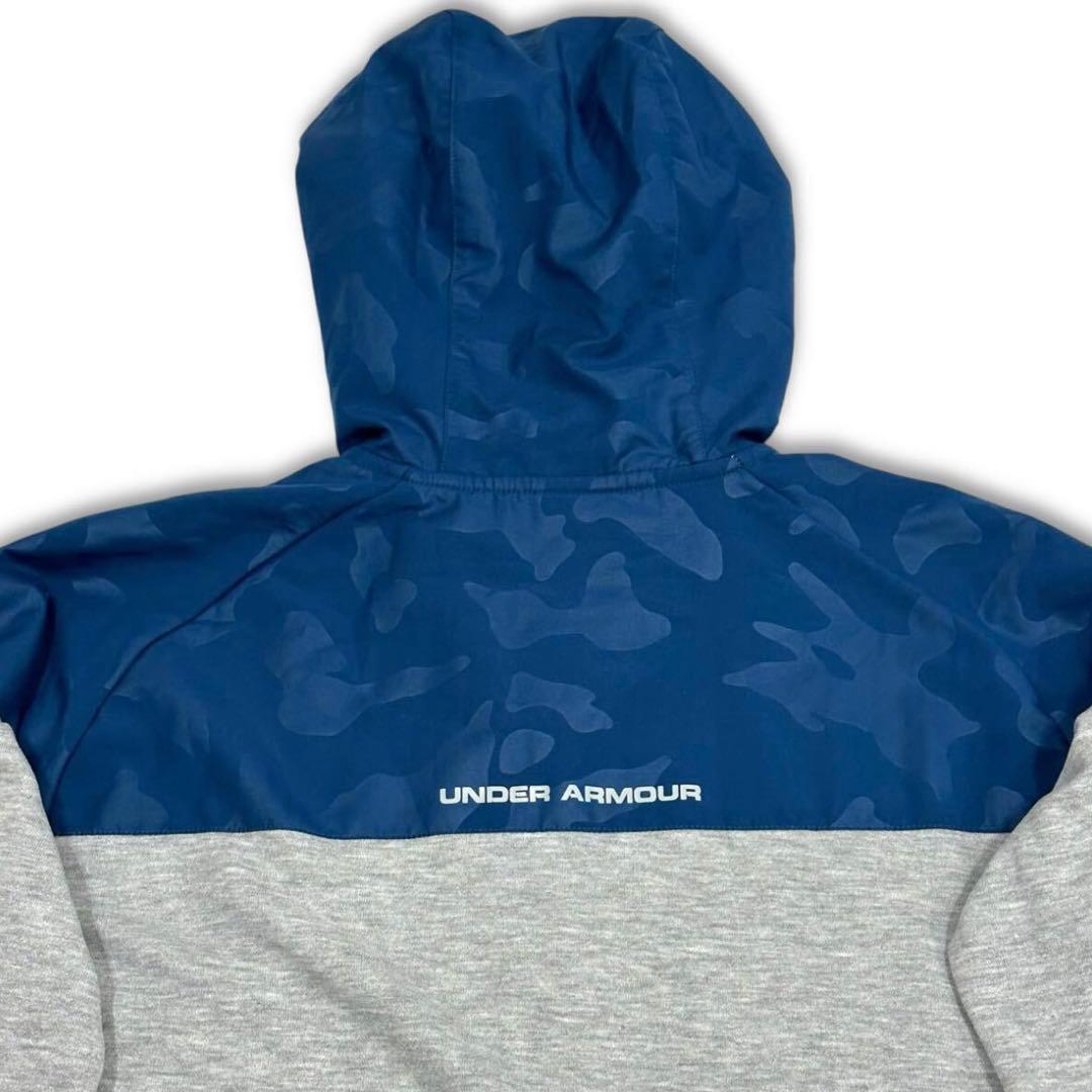 【完売品‼️】UNDER ARMOUR ジャージ上下 パーカー パンツ 灰迷彩SM
