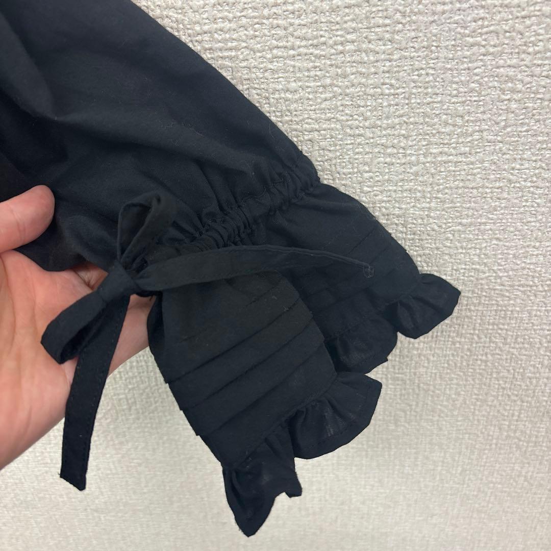 ヴィクトリアンメイデン　ブラウス　フリル　ブラック　黒　ロリィタ