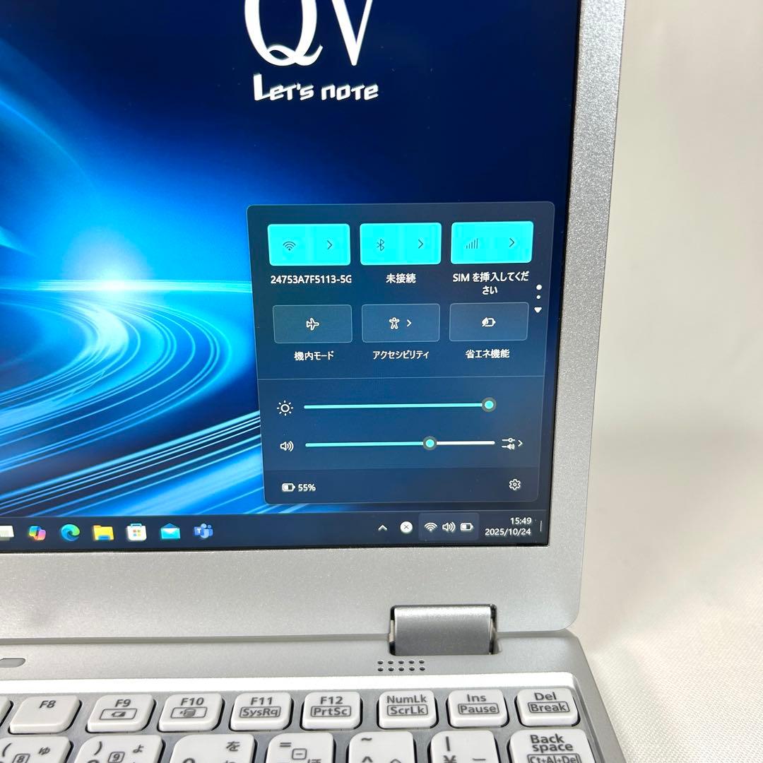 超美品 Panasonic Let's note QV9 LTE 16GB i5