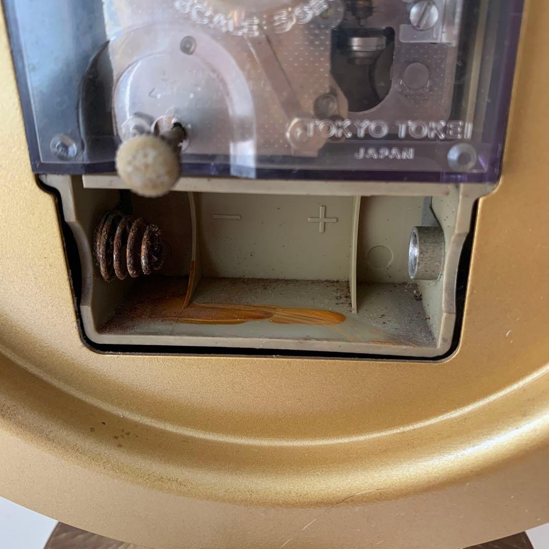 置き時計 電池式 昭和 レトロ アンティーク