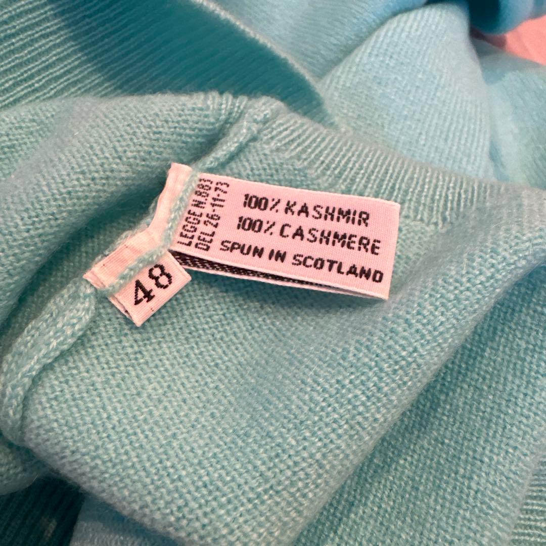 FEDELIフェデーリ　カシミヤ100%ニット ティファニーブルー 未使用