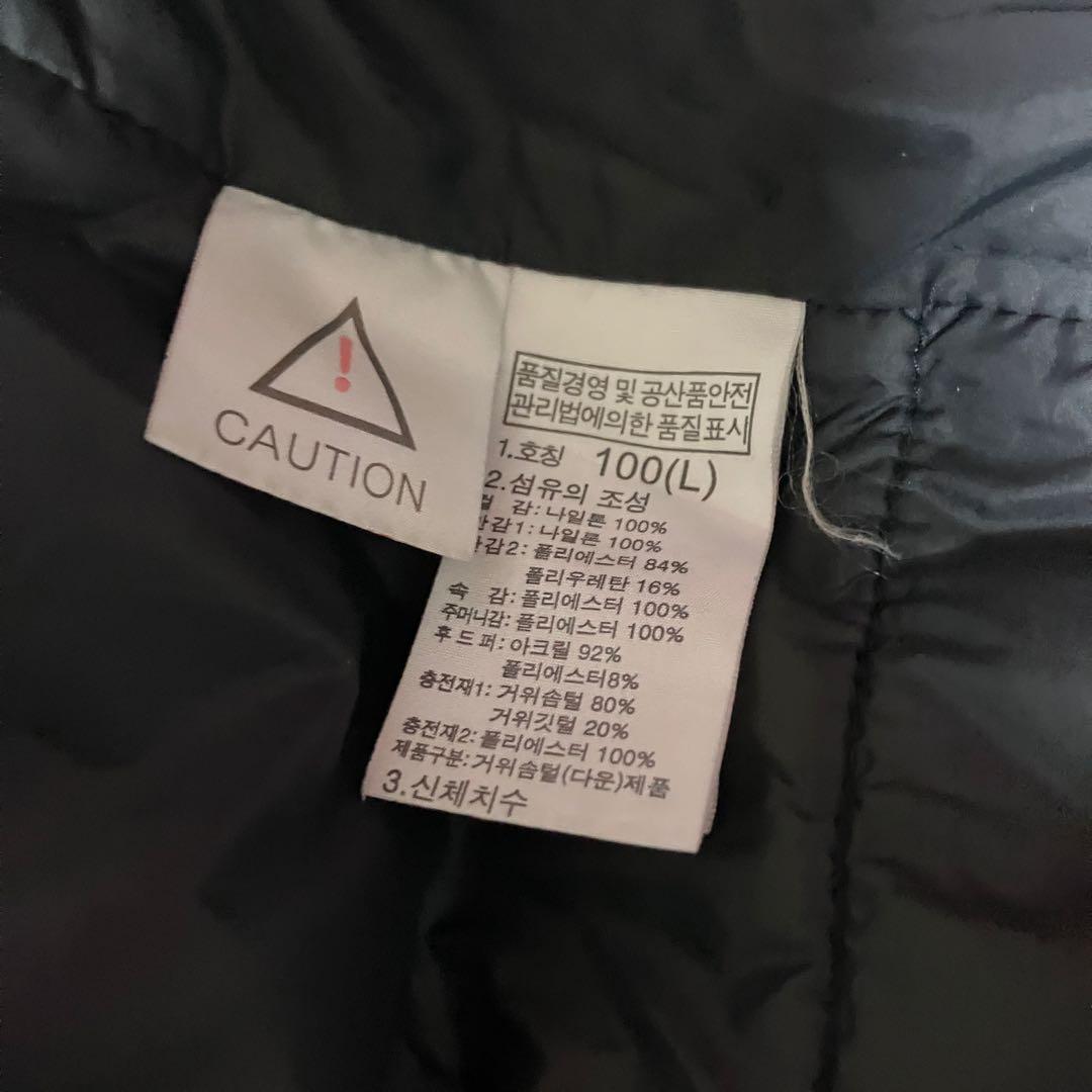 メ*8様 希少ノースフェイス ブラック ダウン　マクマード　HYVENT L